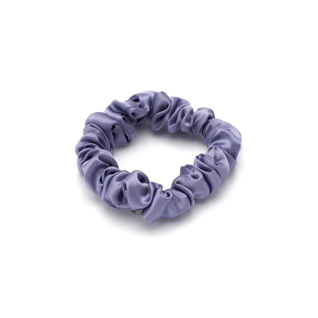 JGM-22 Satynowa gumka do w�os�w frotka scrunchie slim lawendowa
